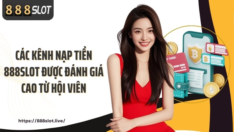 Các kênh nạp tiền 888SLOT được đánh giá cao từ hội viên